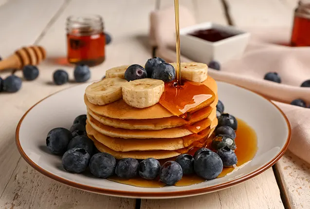 Pancakes aux fruits