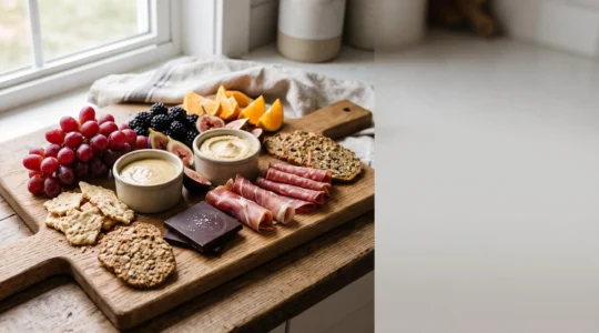 Plateau d'assortiment sucré-salé varié et coloré, pensé pour plaire autant aux enfants qu'aux adultes